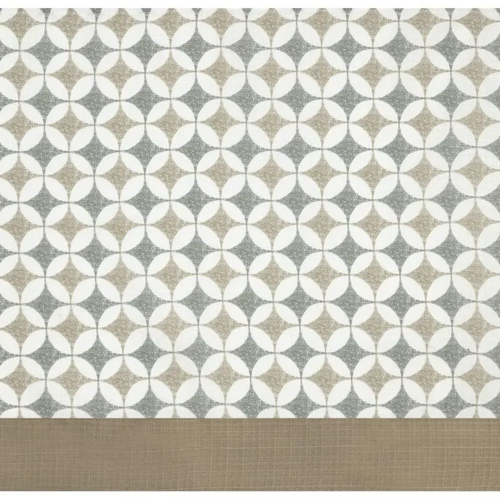 Window Curtain Panel Drapes with Double Layer Plaid Gingham Design, Cuff Tab Top